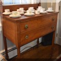 F79. Sheraton style 2-drawer buffet. 